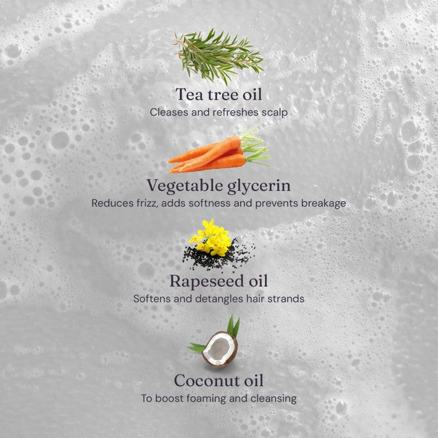Miniml clarifying shampoo tea tree and mint (British brand)