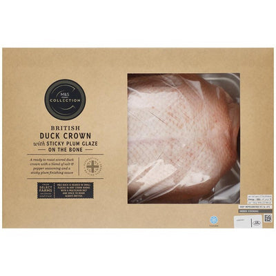 M&S Duck Crown med Sticky Plum Glaze Meat Joint 1.212kg