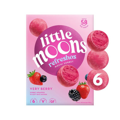 Little Moons Very Berry Mochi Sorbet Dessert Bites 6x32g