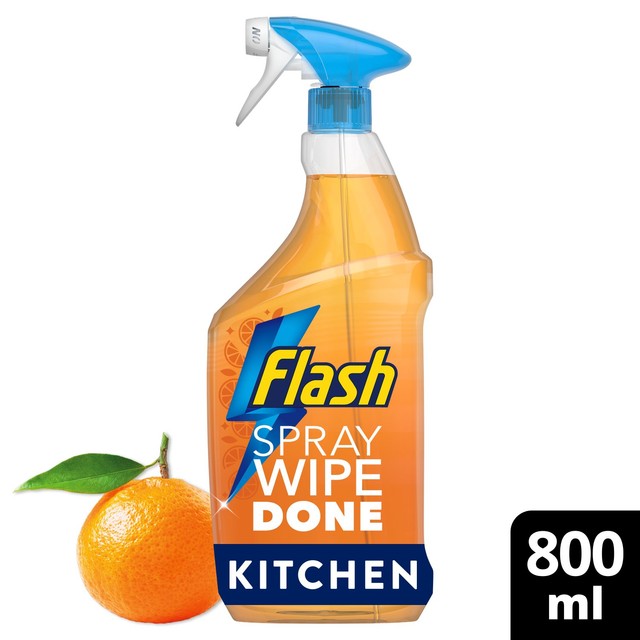 Flash Bright Mandarin cleaning spray 800ml - British product