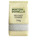 Minton & Donello coarse sea salt 750g, imported from the UK