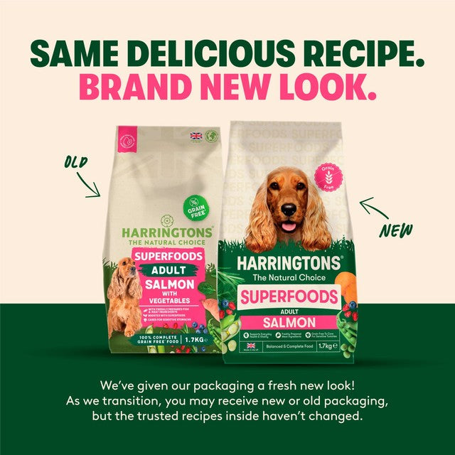 Harringtons dry dog food salmon 1.7kg, UK version