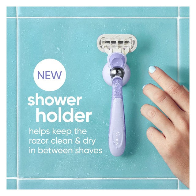 Gillette Venus Deluxe Smooth Swirl Contour razor blades 6-pack, UK version