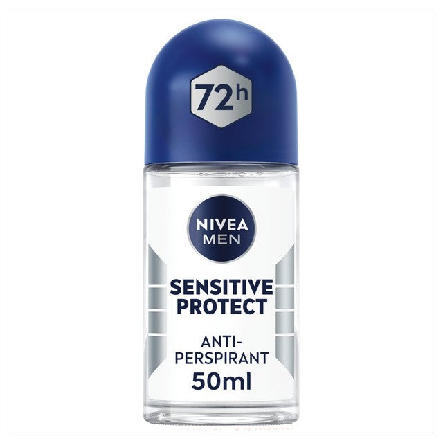 Nivea Men Sensitive Protect Roll-On Deodorant 50ml, imported from the UK