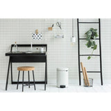Brabantia white household pedal bin 12L - British product