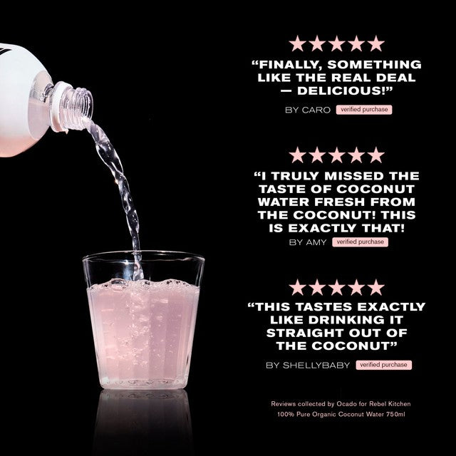Rebel Kitchen coconut water organic 750ml imported from the UK