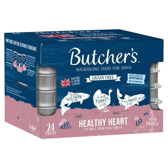 Butcher's dog food trays mixed varieties 24 x 150g - British product