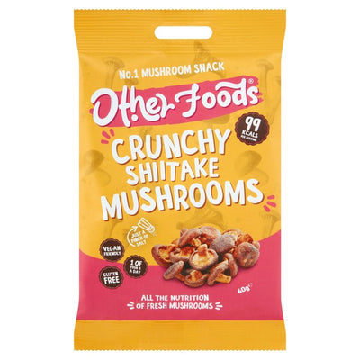 M&S Andre Matvarer Sprø Shiitake Sopp Crispy Snack 40g- Kjøp online hos McGrocer