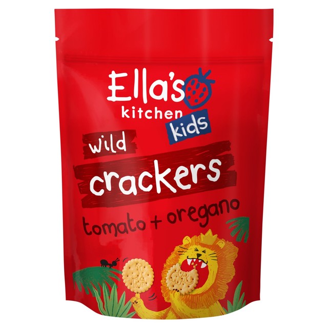 Ella's Kitchen organic crackers tomato red pepper, imported from the UK