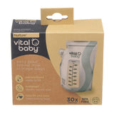 Vital Baby easy pour breast milk storage bags 30 pack (British brand)