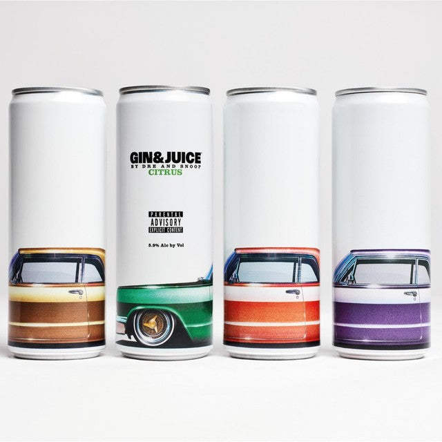 Gin & Juice citrus canned cocktail 250ml, UK version