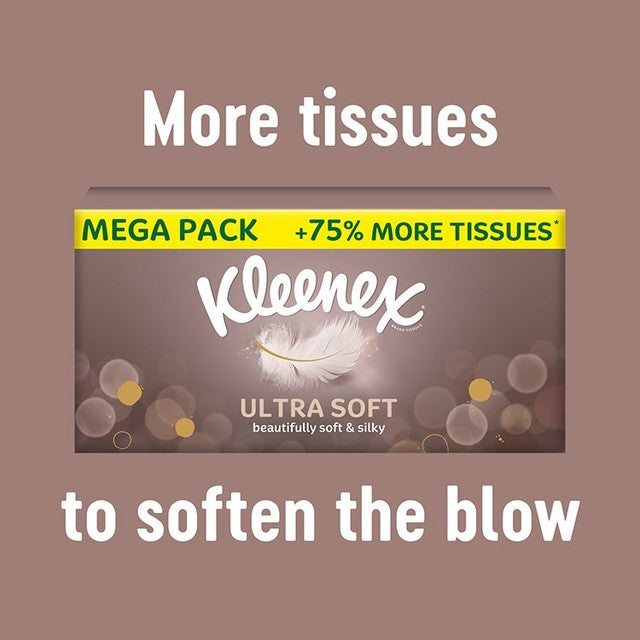 Kleenex Ultra Soft tissues mega box 112 pack, UK version