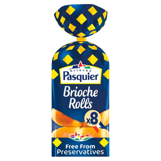 Brioche Pasquier brioche rolls 8 x 32g - British product