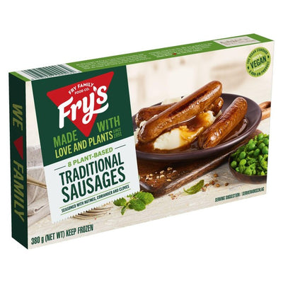 M&S Fry's Saucisses végétaliennes traditionnelles surgelées 380g - Acheter en ligne chez McGrocer