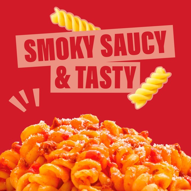 Dolmio Spicy Chorizo Fusilli microwave pasta meal 250g - British product