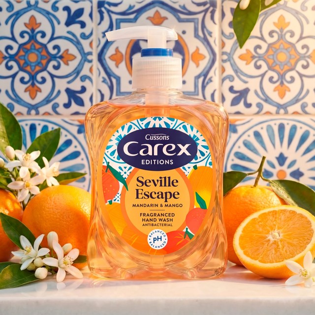 Carex Seville Escape antibacterial handwash (British brand)