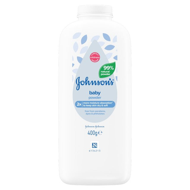 Johnson's Baby natural cornstarch powder 400g, UK version