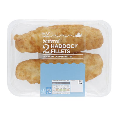 Filets de haddock pané M&S 300g