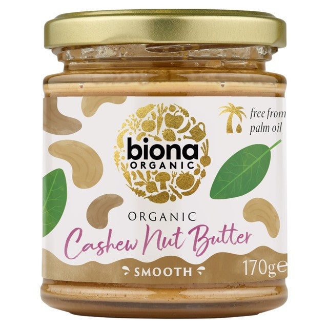 Biona Organic Cashew Nut Butter 170g - British product