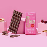 Divine Dark Chocolate Bakewell Dessert Bar 180g Cherry Almond - British product
