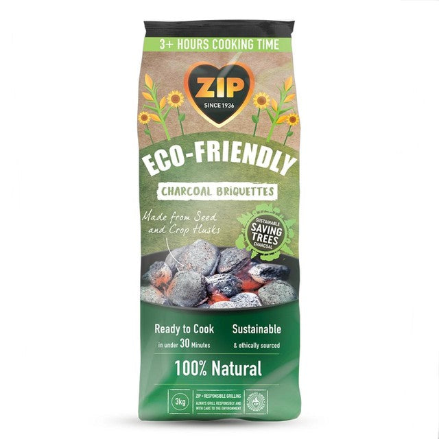 SHS Brands Zip Eco Friendly Charcoal briquettes (British brand)