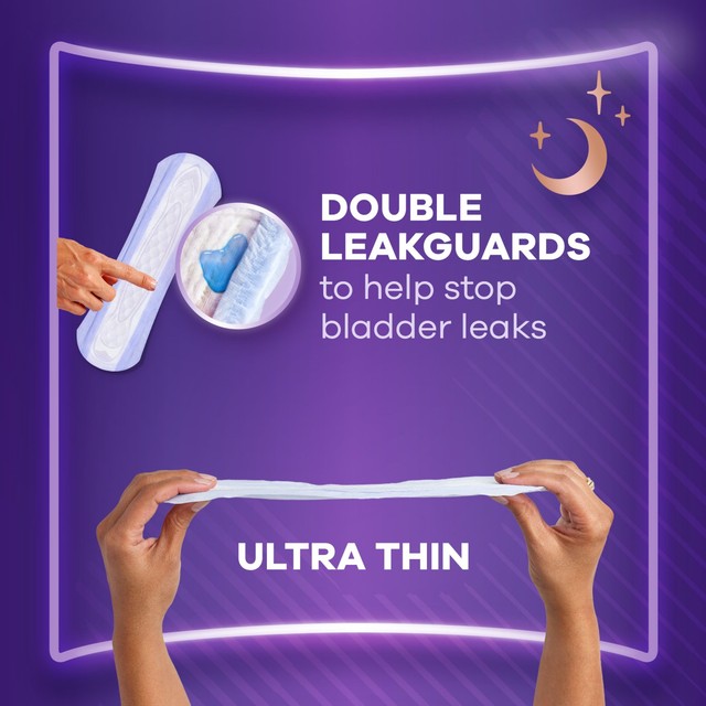 Always Discreet Ultimate Night Incontinence Pads 6 pack - British product