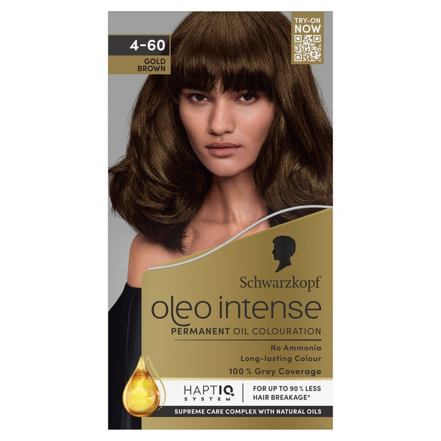 Schwarzkopf hair dye Gold Brown 4-60 115ml (British brand)