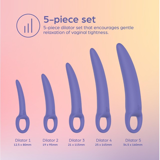 So Divine 5 piece vaginal dilator set (British brand)