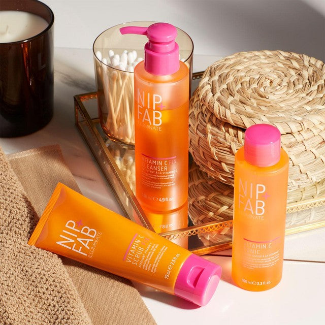 Nip & Fab Vitamin C Fix facial scrub 75ml, imported from the UK