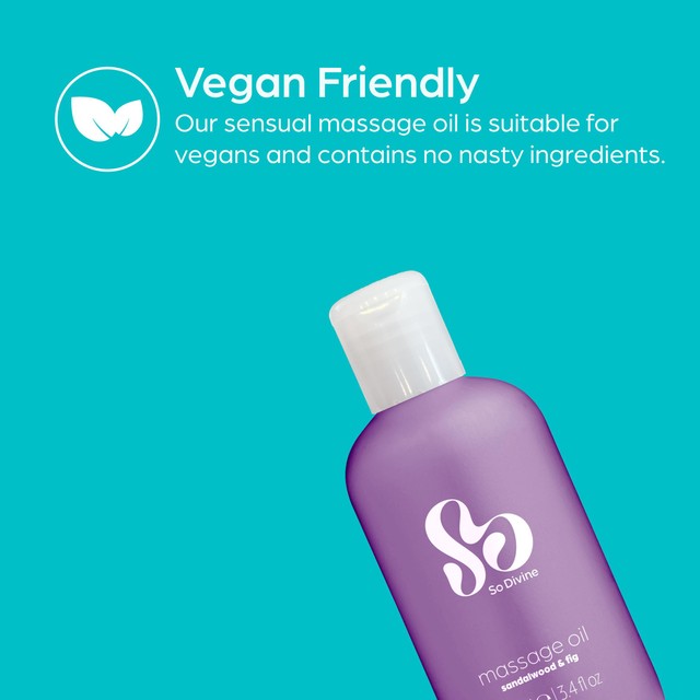 So Divine massage oil with sandalwood and fig 100ml (British brand)
