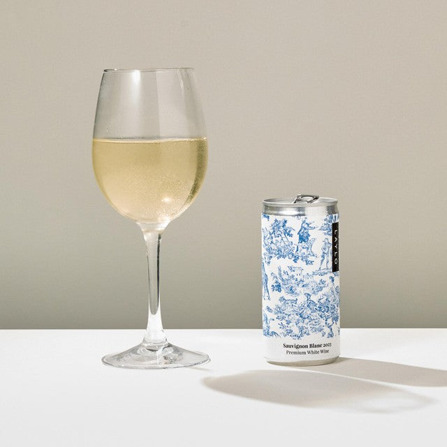 Laylo Sauvignon Blanc white wine can 187ml, UK version