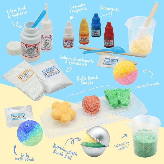 Wild Craft Bath Bombs Studio bath bomb kit, UK version