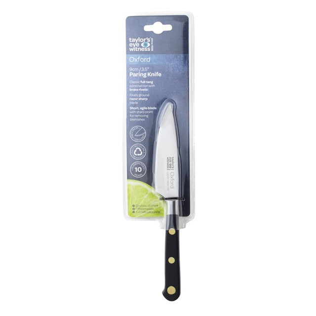 Taylors Eye Witness paring knife 9cm, imported from the UK