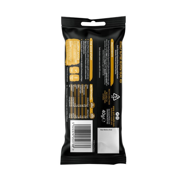 Acti-Snack dark chocolate peanut butter protein snack mix 40g - British product