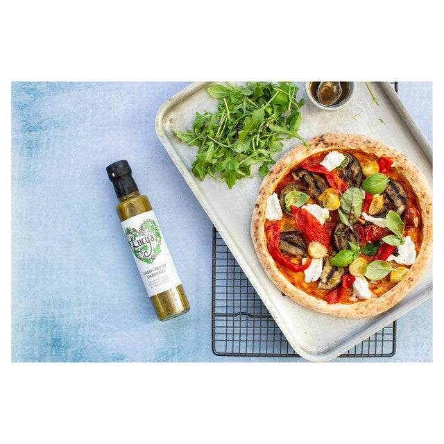 Lucy's Dressings green pesto dressing 250ml, UK version