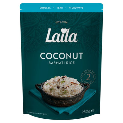 M&S Laila Kokos Mikrobølgeovnsris 250g - Kjøp online hos McGrocer