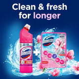 Domestos Power 5 Pink Toilet Rim Block - British product