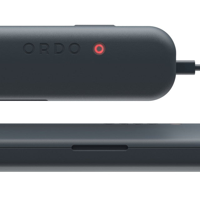 Ordo Sonic+ Electric Toothbrush and Charging Travel Case in Charcoal Grey, imported from the UK