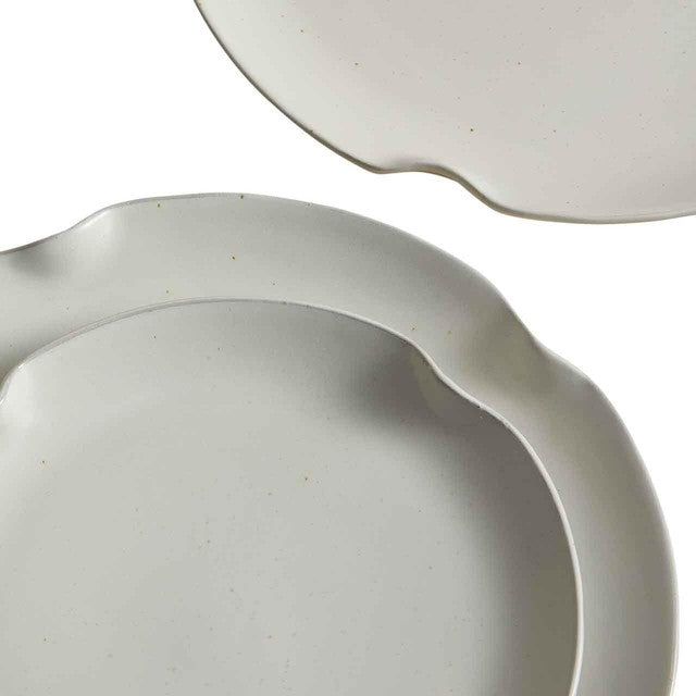 M&S 12 piece dinner set cream - British product