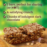 Nature Valley dark chocolate cereal bars 18x42g, imported from the UK