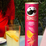 Chips Pringles saveur cocktail de crevettes, 185 g, importées du Royaume-Uni