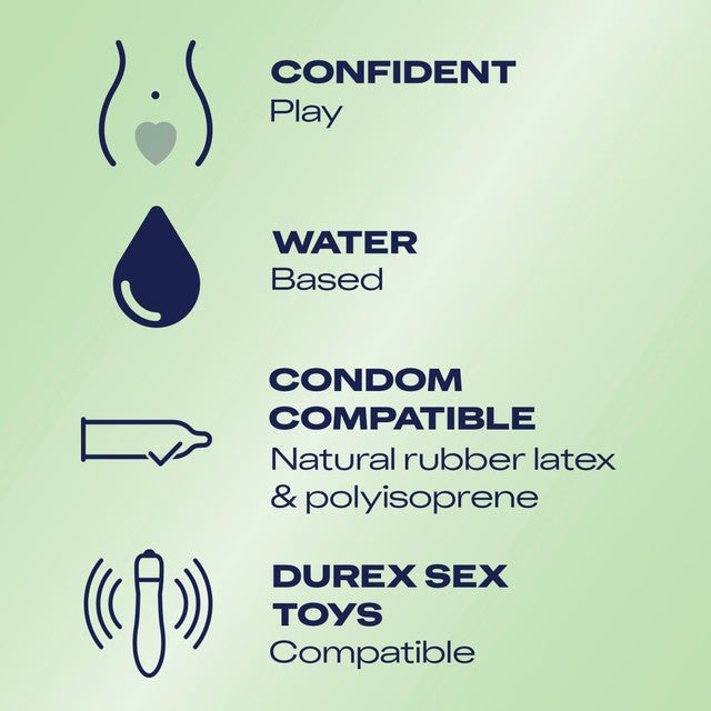 Durex Naturals Pure Lube water-based intimate lubricant 100ml - British product