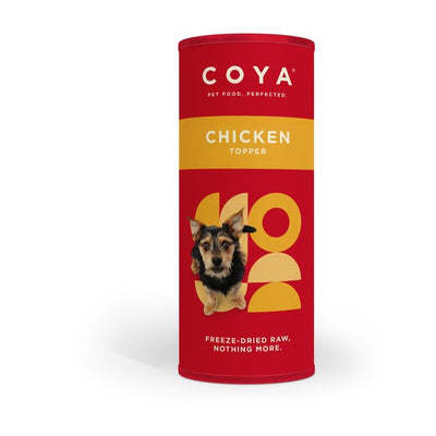 Coya gefriergetrocknetes rohes Hähnchen-Topper für erwachsene Hunde 50g