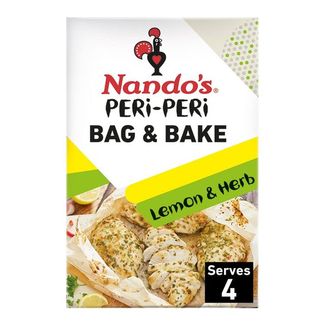 Nando's Lemon & Herb seasoning kit 20g, imported from the UK