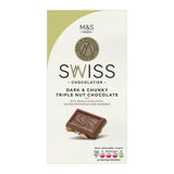 M&S triple nut dark chocolate 200g, imported from the UK