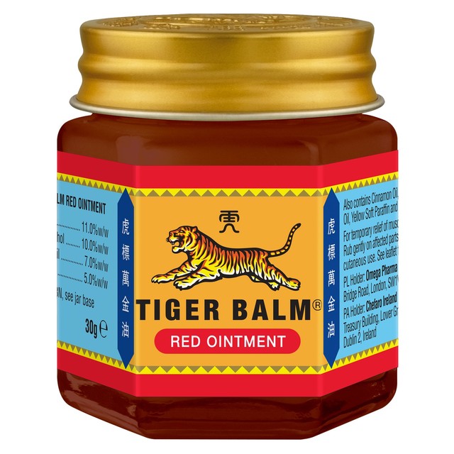 Tiger Balm Red Ointment 30g (British brand)
