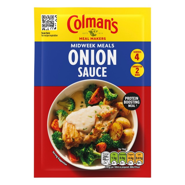 Colman's onion sauce mix sachet - British product