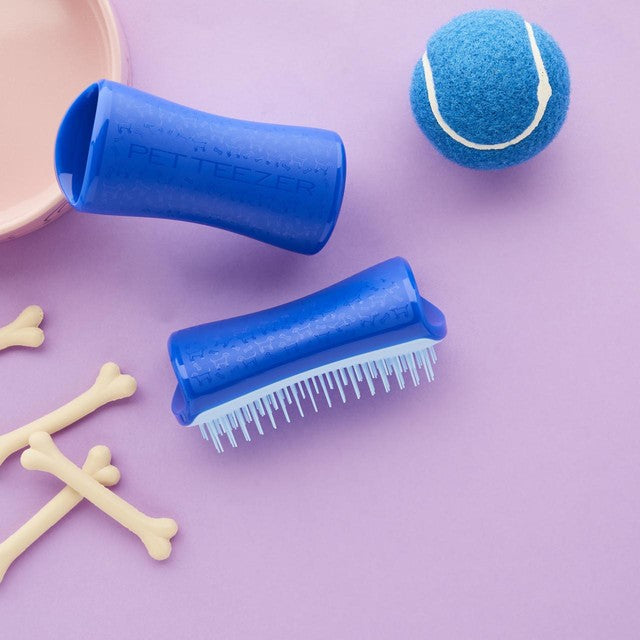 Tangle Teezer de-shedding brush for small dogs, imported from the UK