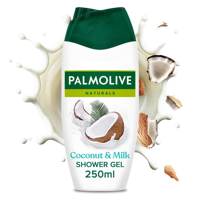 Palmolive Coconut & Milk shower cream 250ml, imported from the UK