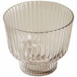 M&S ribbed glass dessert bowl, imported from the UK